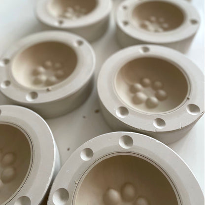 Seifenschale von feinesweißes Berlin in der Fertigung 