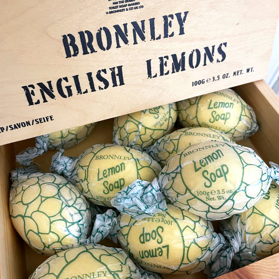 Bronnley echte englische Zitronenseife einzeln erhältlich bei feines weißes Berlin