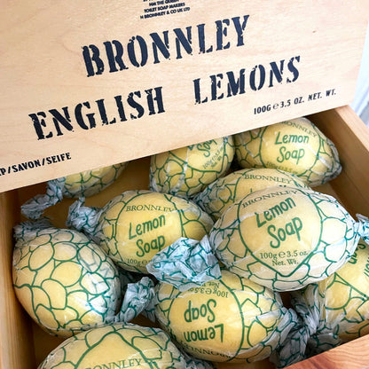 Bronnley echte englische Zitronenseife einzeln erhältlich bei feines weißes Berlin