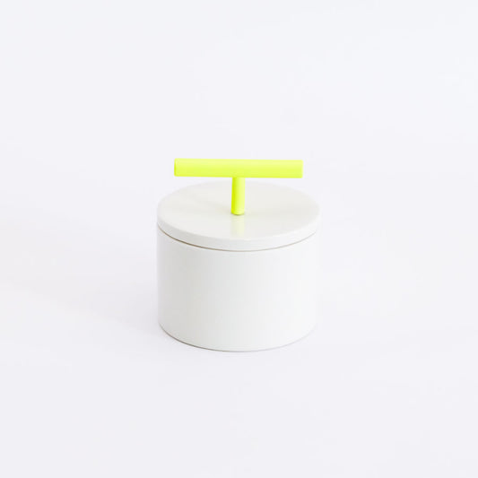 Porzellandose HOOK in neon gelb von feinesweißes × kolor