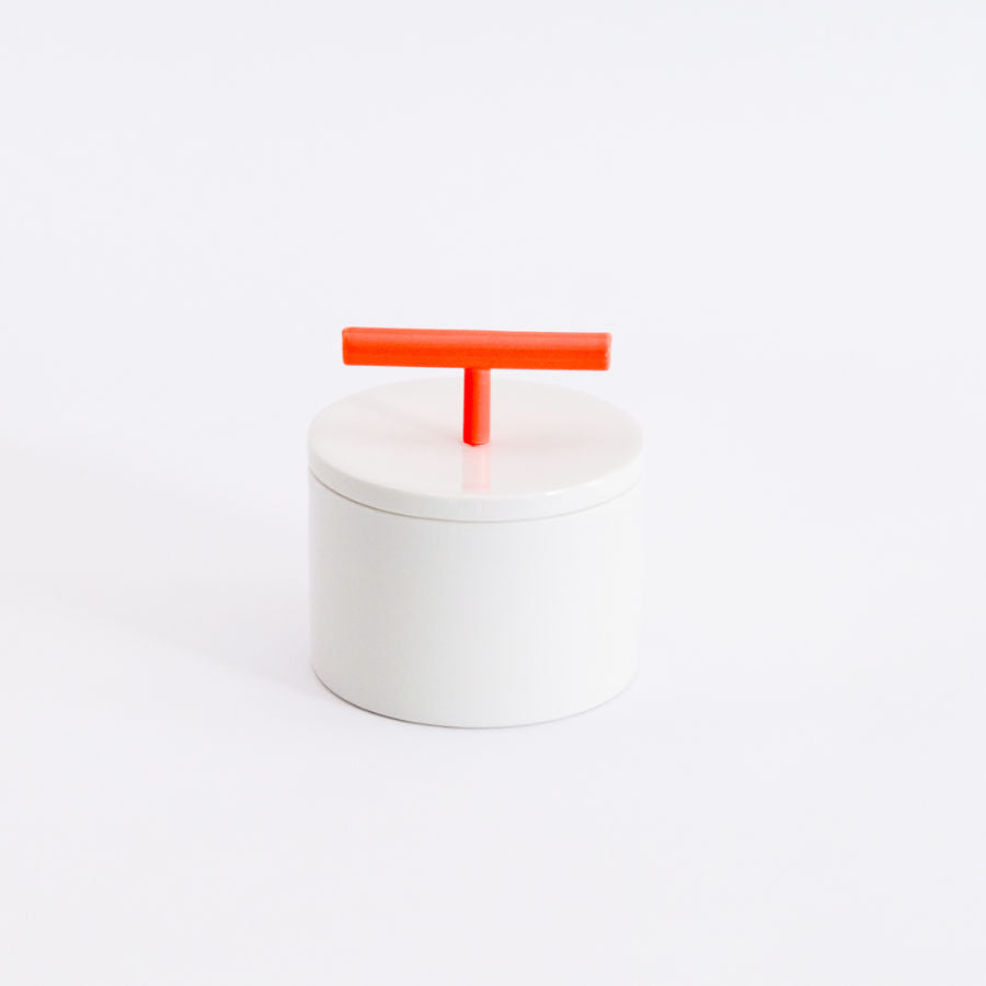 Porzellandose  HOOK in neon orange von feinesweißes × kolor
