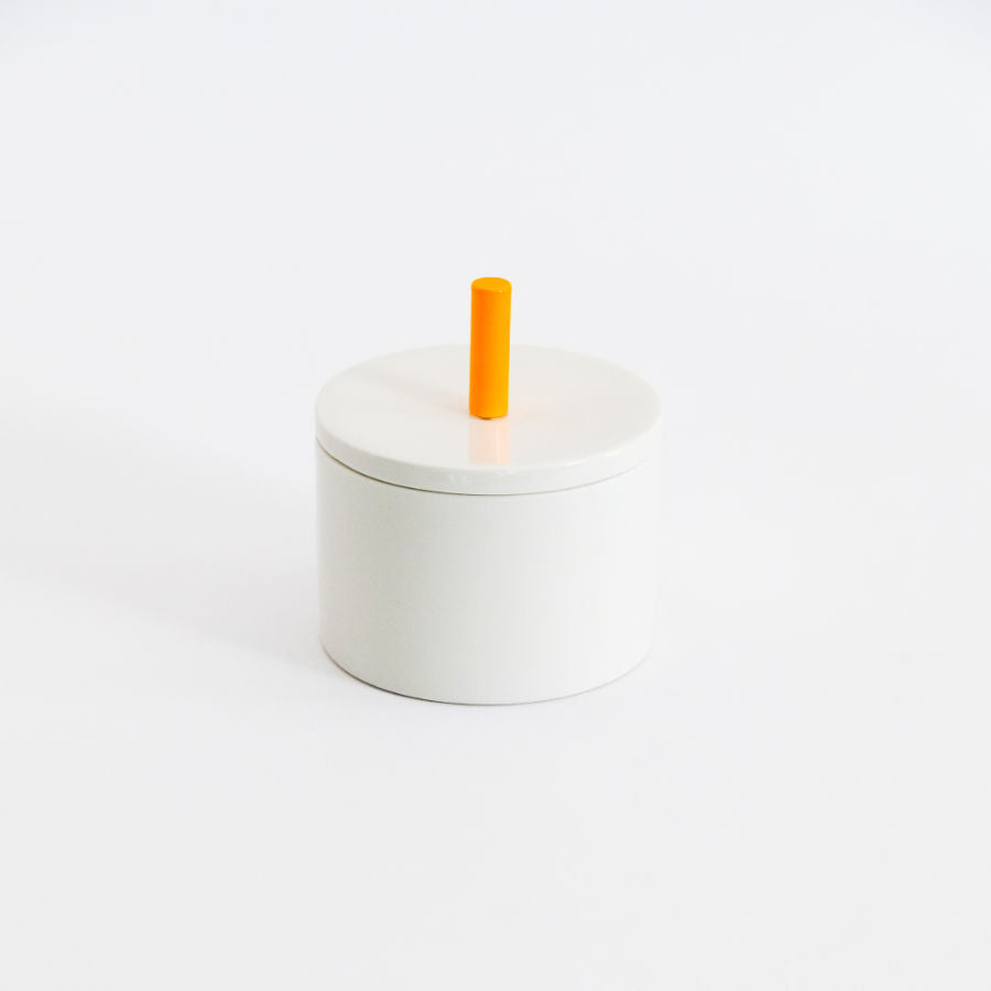 Porzellandose PIN in orange von feinesweißes × kolor