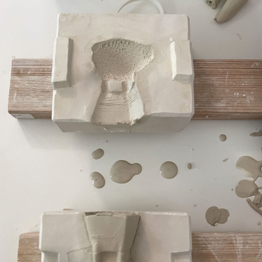 Herstellung Porzellan, Schaf feines, weißes Berlin