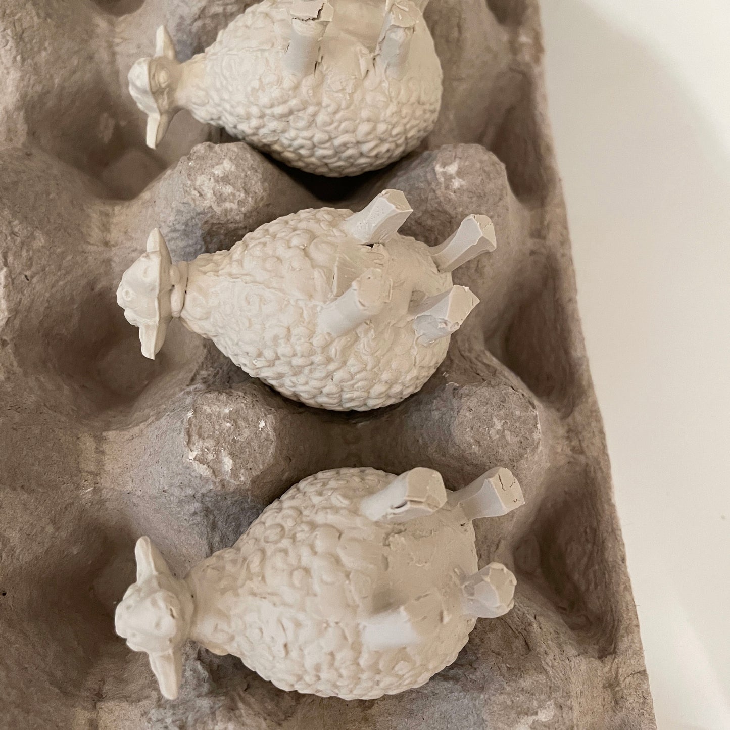 Porzellan schaf für Weihnachtskrippe aus Porzellan von feines weißes Berlin